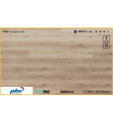Sàn gỗ Floorpan FP561 Livingston Oak - 12mm - AC5